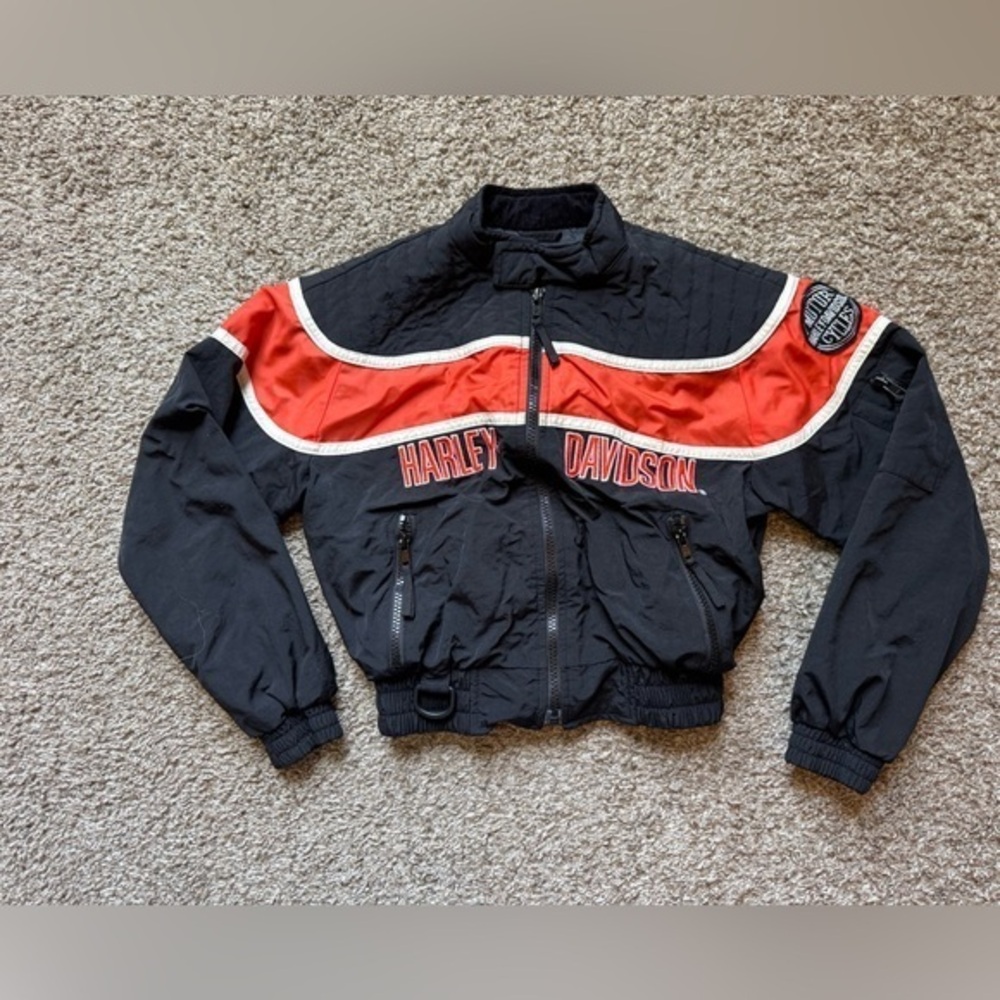 Harley Davidson Windbreaker bomber vintage jacket